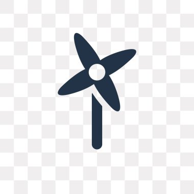 Saydam arka plan üzerinde fırıldak saydamlık kavramı izole fırıldak vektör simge kullandığınız web ve mobil olabilir