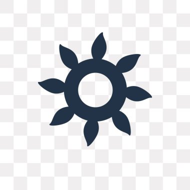 Saydam arka plan üzerinde gündoğumu saydamlık kavramı izole gündoğumu vektör simge kullandığınız web ve mobil olabilir