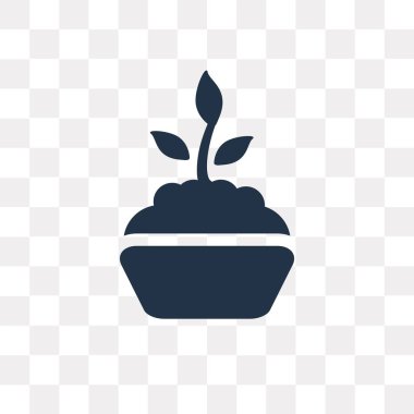 Vektör simgesi üzerinde şeffaf arka plan izole dikim, dikim saydamlık kavramı kullanılan web ve mobil olabilir