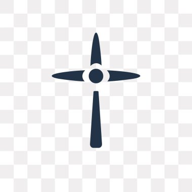 Saydam arka plan üzerinde yel değirmeni saydamlık kavramı izole yel değirmeni vektör simge kullandığınız web ve mobil olabilir