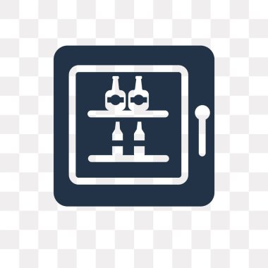 Saydam arka plan üzerinde dondurucu saydamlık kavramı izole dondurucu vektör simge kullandığınız web ve mobil olabilir