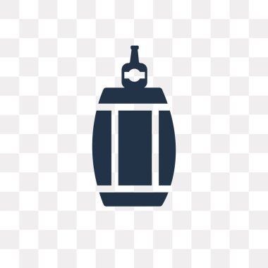 Saydam arka plan üzerinde bira saydamlık kavramı izole bira vektör simge kullandığınız web ve mobil olabilir