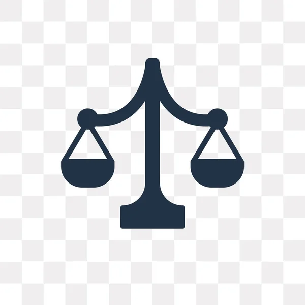 Balance Vektor Symbol Isoliert Auf Transparentem Hintergrund Balance Transparenz Konzept — Stockvektor