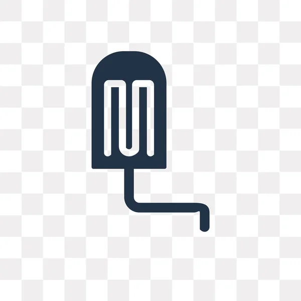Tampon Vektor Symbol Isoliert Auf Transparentem Hintergrund Tampon Transparenz Konzept — Stockvektor