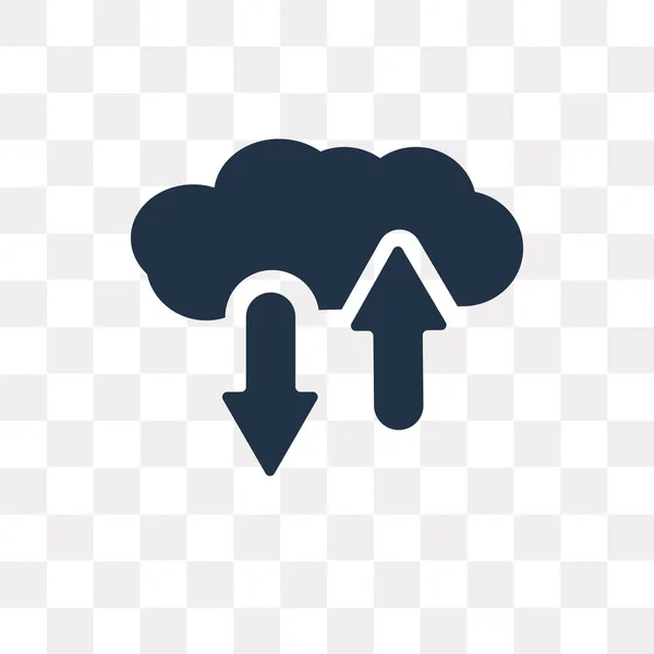 Overdracht Vector Pictogram Geïsoleerd Transparante Achtergrond Overdracht Transparantie Concept Kunnen — Stockvector