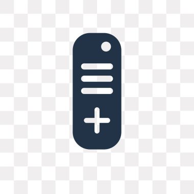 Saydam arka plan üzerinde uzak saydamlık kavramı izole uzak vektör simge kullandığınız web ve mobil olabilir