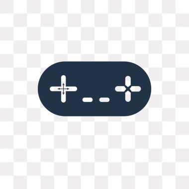 Saydam arka plan üzerinde oyun saydamlık kavramı izole oyun vektör simge kullandığınız web ve mobil olabilir