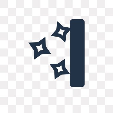 Vektör simgesi üzerinde şeffaf arka plan izole eğitim, saydamlık kavramı eğitim kullanılan web ve mobil olabilir