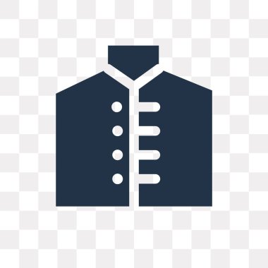 Çince vektör simgesi üzerinde şeffaf arka plan izole elbise, Çince Elbise şeffaflık kavramı kullanılan web ve mobil olabilir