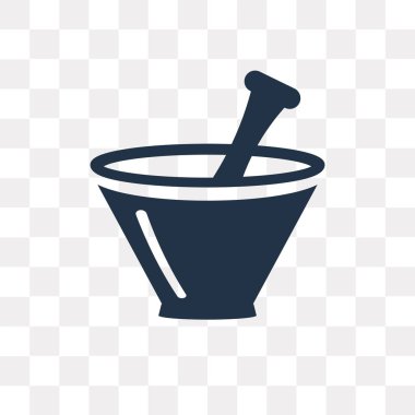 Şeffaf arka plan, topuz saydamlık kavramı ile harç izole topuz vektör simgesi olan harç kullanılan web ve mobil olabilir