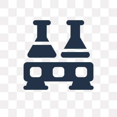 Şişeler şeffaf arka plan üzerinde izole simge vektör, şişeler saydamlık kavramı kullanılan web ve mobil olabilir