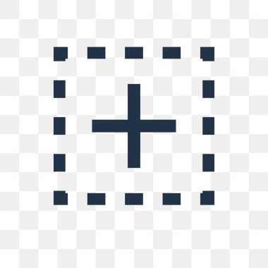 Saydam arka plan üzerinde Ekle saydamlık kavramı izole Ekle vektör simge kullandığınız web ve mobil olabilir