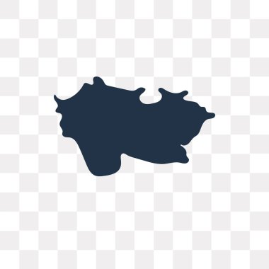 Çek Eepublic harita vektör simge şeffaf arka plan üzerinde çek Eepublic harita saydamlık kavramı izole kullanılan web ve mobil olabilir