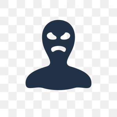 Saydam arka plan üzerinde hırsızlık saydamlık kavramı izole hırsızlık vektör simge kullandığınız web ve mobil olabilir