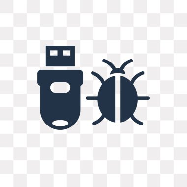 Saydam arka plan üzerinde Malware saydamlık kavramı izole Malware vektör simge kullandığınız web ve mobil olabilir