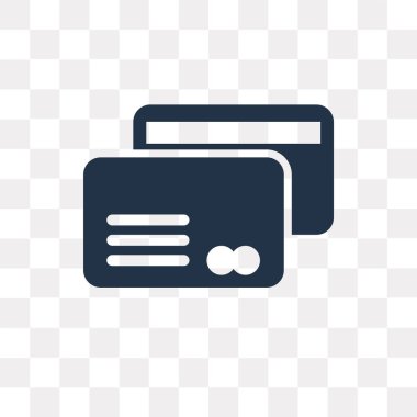 Saydam arka plan üzerinde CIT kart saydamlık kavramı izole CIT kartı vektör simge kullandığınız web ve mobil olabilir