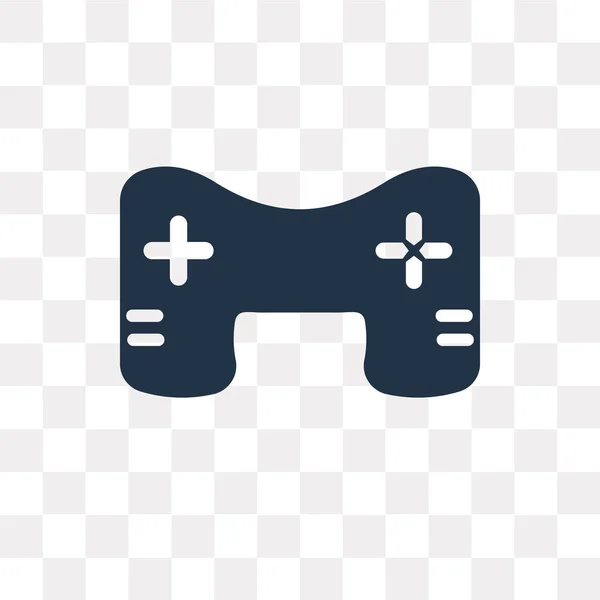 Spel Vector Pictogram Geïsoleerd Transparante Achtergrond Game Transparantie Concept Kunnen — Stockvector