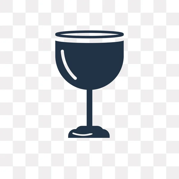 Beker Vector Pictogram Geïsoleerd Transparante Achtergrond Cup Transparantie Concept Kunnen — Stockvector