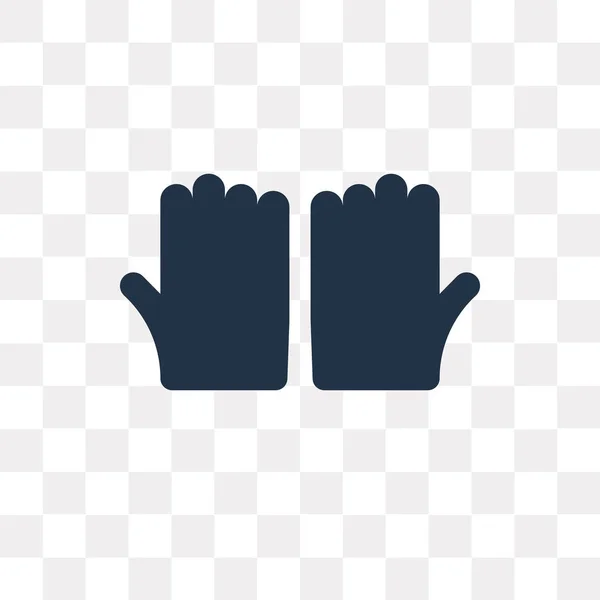 Vector Handpictogram Geïsoleerd Transparante Achtergrond Hand Transparantie Concept Kunnen Gebruikte — Stockvector
