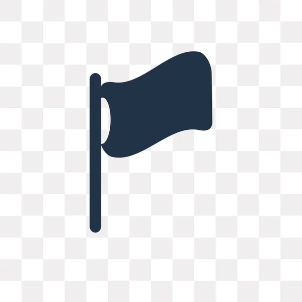 Vlajka Vektorové Ikony Izolované Průhledné Pozadí Koncept Transparentnosti Příznak Mohou — Stockový vektor