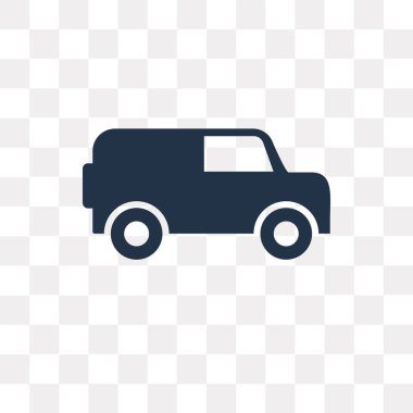 Saydam arka plan üzerinde araba saydamlık kavramı izole araba vektör simge kullandığınız web ve mobil olabilir