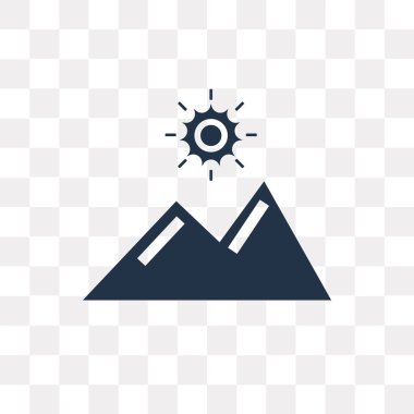 Güneş üzerinde şeffaf arka plan izole simge vektör, Güneş saydamlık kavramı kullanılan web ve mobil olabilir