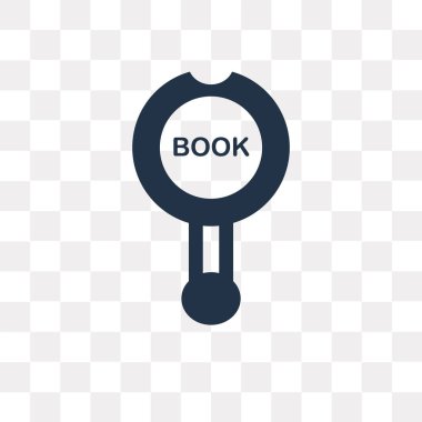 Şeffaf arka plan, araştırma saydamlık kavramı izole araştırma vektör simge kullandığınız web ve mobil olabilir