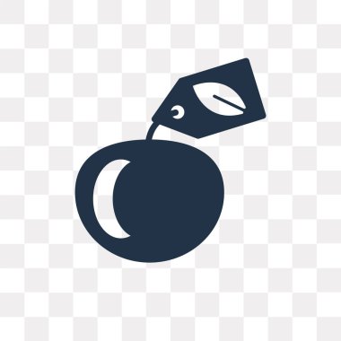 Saydam arka plan üzerinde doğal ürün saydamlık kavramı izole doğal ürün vektör simge kullandığınız web ve mobil olabilir