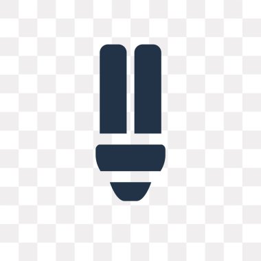 Saydam arka plan üzerinde ampul saydamlık kavramı izole ampul vektör simge kullandığınız web ve mobil olabilir