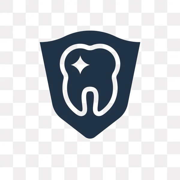 Zahnärztliches Vektorsymbol Isoliert Auf Transparentem Hintergrund Zahnärztliches Transparenzkonzept Kann Web — Stockvektor