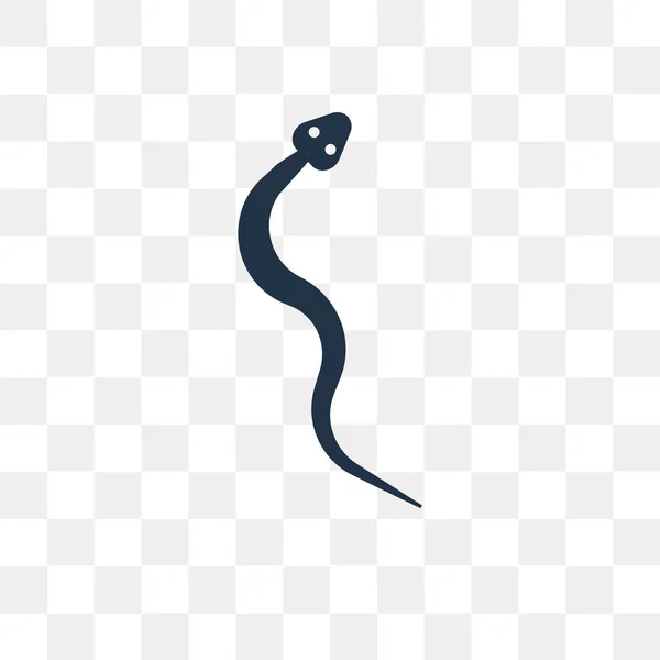 Schlangenvektorsymbol Isoliert Auf Transparentem Hintergrund Schlangentransparenzkonzept Kann Web Und Mobil — Stockvektor