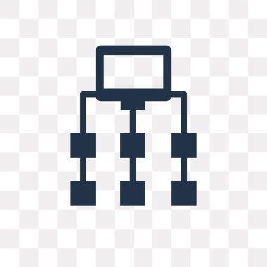 Kullandığınız web ve mobil site haritası vektör simge şeffaf arka plan üzerinde site haritası saydamlık kavramı izole olabilir