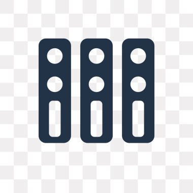 Saydam arka plan üzerinde sunucu şeffaflık kavramını izole sunucu vektör simge kullandığınız web ve mobil olabilir