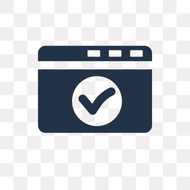 Saydam arka plan üzerinde başarı saydamlık kavramı izole başarı vektör simge kullandığınız web ve mobil olabilir