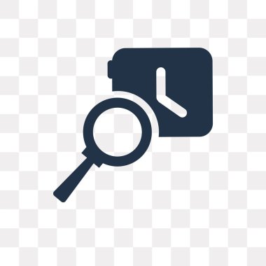 Kullandığınız web ve mobil arama vektör simge şeffaf arka plan üzerinde arama saydamlık kavramı izole olabilir