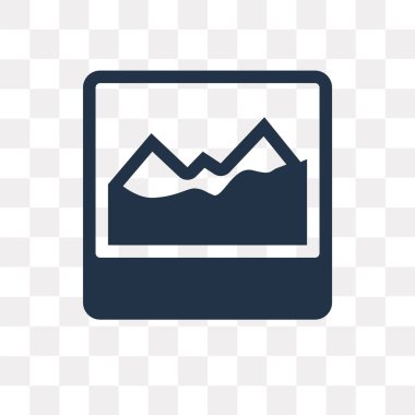 Saydam arka plan üzerinde resim saydamlık kavramı izole resim vektör simge kullandığınız web ve mobil olabilir