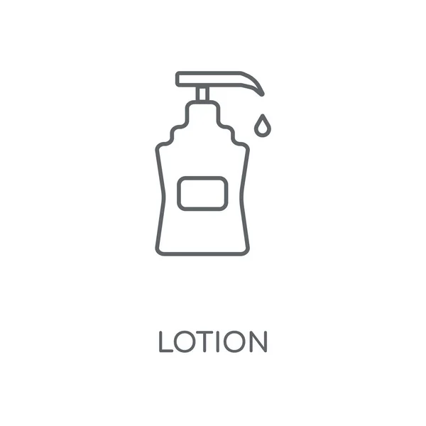 Lotion Lineares Symbol Lotionskonzept Schlaganfall Symboldesign Dünne Grafische Elemente Vektorillustration — Stockvektor