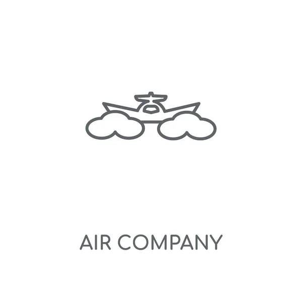 Air Company linear icon. Air Company concept stroke symbol design. Thin graphic elements vector illustration, outline pattern on a white background, eps 10.