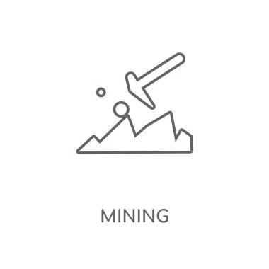 Araştırma doğrusal simgesi. Araştırma kavramı kontur sembolü tasarım. İnce grafik öğeleri illüstrasyon, beyaz bir arka plan, eps 10 anahat desen vektör.