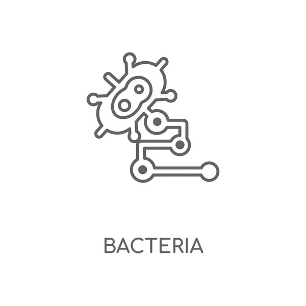 Bacteria Linear Icon Bacteria Concept Stroke Symbol Design Thin Graphic — Stock Vector