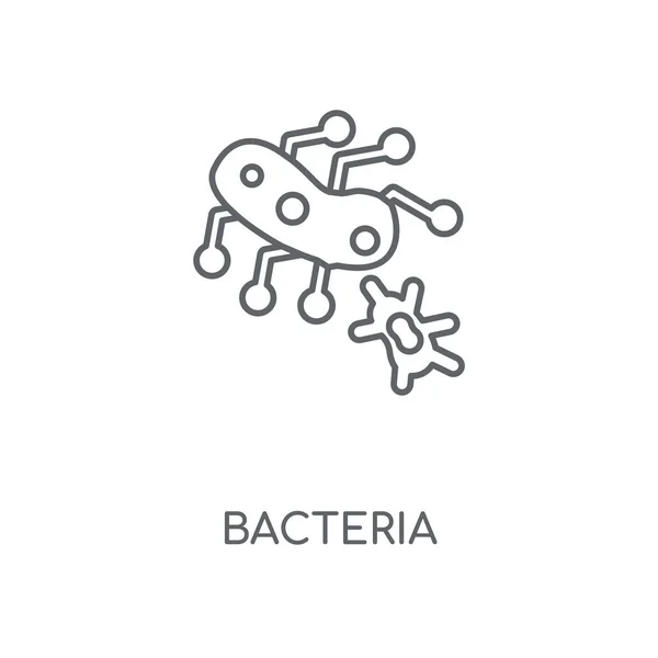 Bacterias Icono Lineal Bacterias Concepto Carrera Símbolo Diseño Elementos Gráficos — Vector de stock