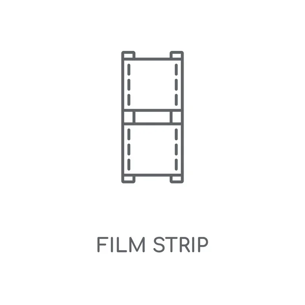 Filmstreifen Lineare Ikone Filmstreifenkonzept Strich Symbol Design Dünne Grafische Elemente — Stockvektor
