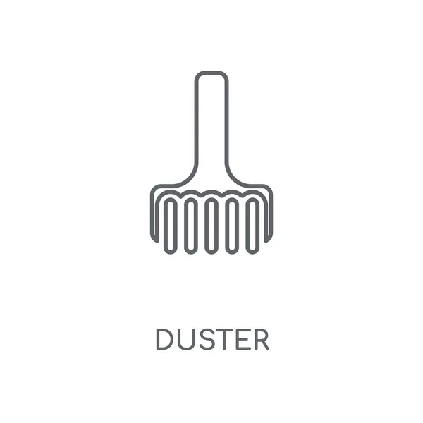 Duster Ikona Liniowej Duster Koncepcja Symbol Obrysu Cienkich Elementów Graficznych — Wektor stockowy
