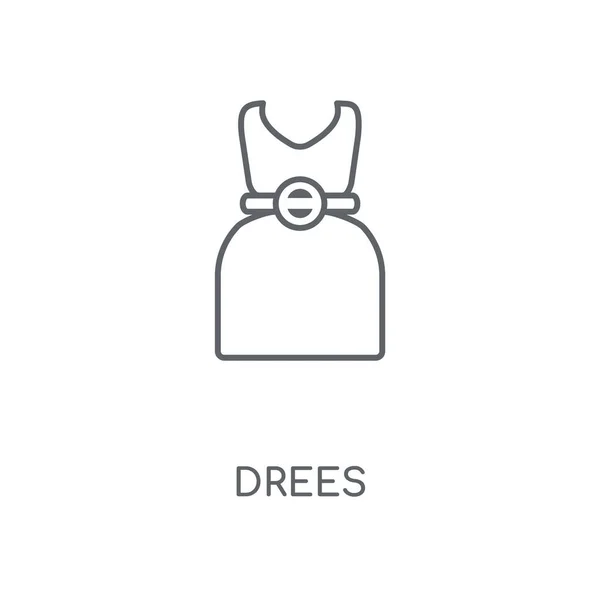 Drees Lineares Symbol Drees Concept Stroke Symbol Design Dünne Grafische — Stockvektor