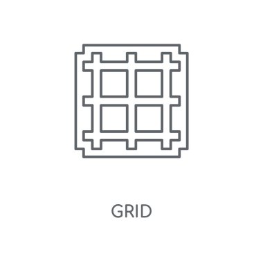Kılavuz doğrusal simgesi. Kılavuz kavramı kontur sembolü tasarım. İnce grafik öğeleri illüstrasyon, beyaz bir arka plan, eps 10 anahat desen vektör.