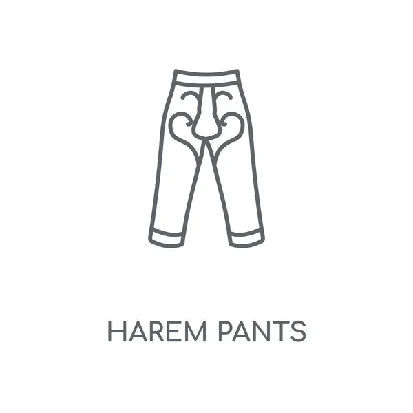 Ikon Harem Pants Desain Simbol Harem Pants Ilustrasi Vektor Elemen - Stok Vektor