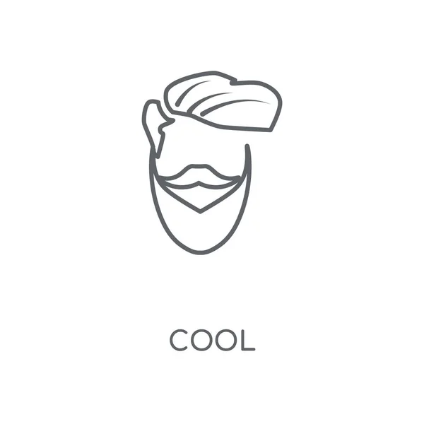 Cool Linear Icon Cool Concept Stroke Symbol Design Thin Graphic — Stock Vector