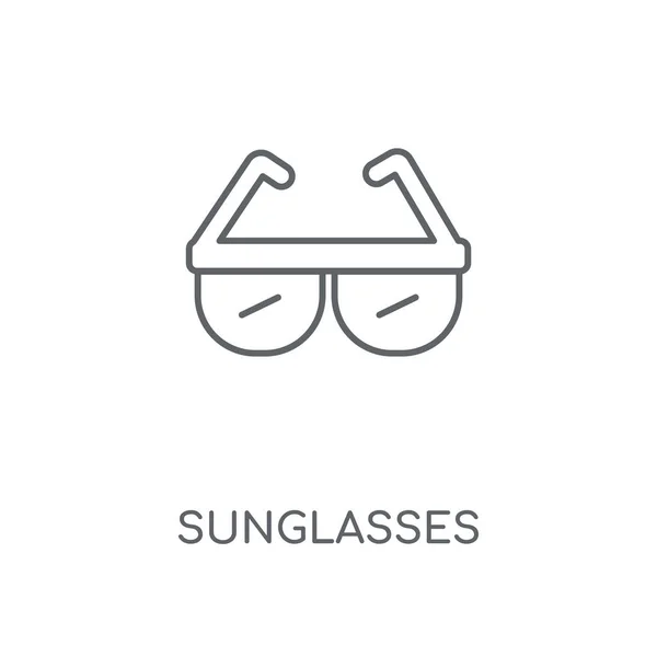 Γυαλιά Ηλίου Γραμμική Εικονίδιο Γυαλιά Ηλίου Έννοια Stroke Design Σύμβολο — Διανυσματικό Αρχείο