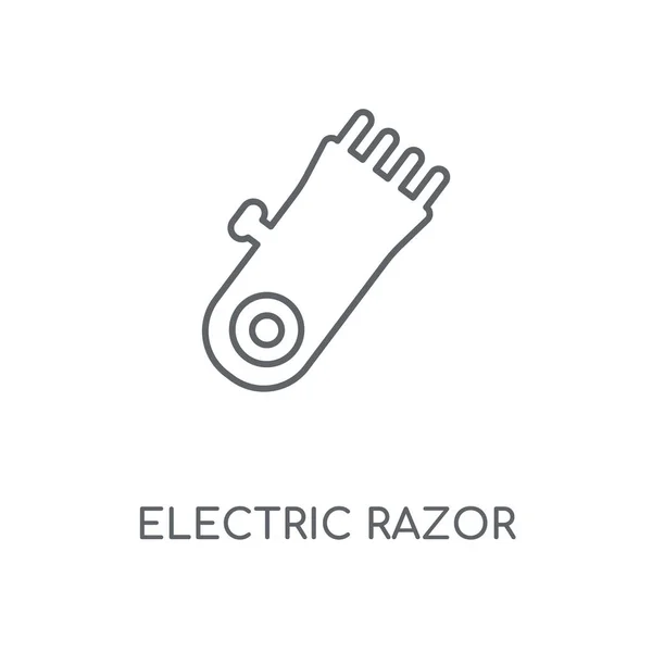 Tıraş Doğrusal Simgesi Tıraş Kavramı Kontur Sembolü Tasarım Nce Grafik — Stok Vektör