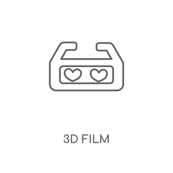 Film Lineare Ikone Film Konzept Strich Symbol Design Dünne Grafische — Stockvektor